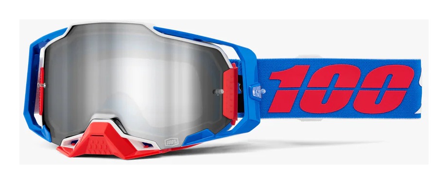 100% Armega Goggles - Mirrored Lens - Closeout N/A