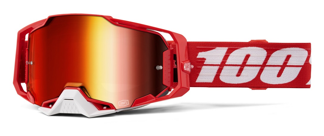 100% Armega Goggles - Mirrored Lens - Closeout N/A
