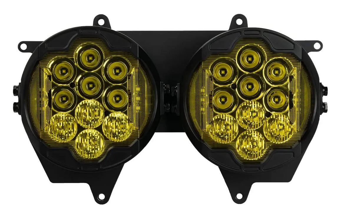 HogWorkz Goldtooth Performance LED Headlight For Harley Road Glide