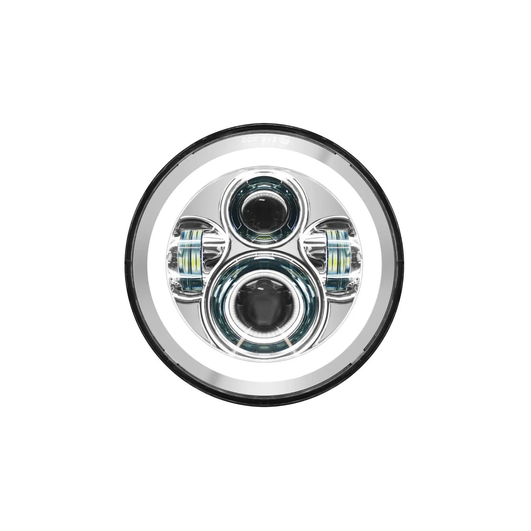 HogWorkz 7 LED Halomaker Headlight For Harley Softail 2018-2025