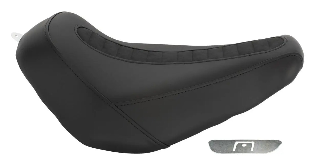 HogWorkz Wide Bobber Solo Seat For Harley Softail Fat Boy FLFB/S