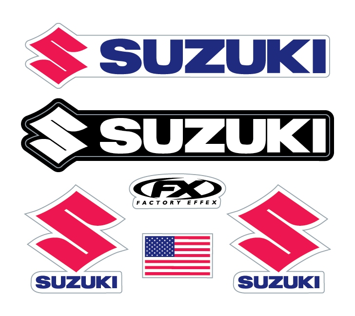 Factory Effex OEM Jersey Iron On Kit Suzuki