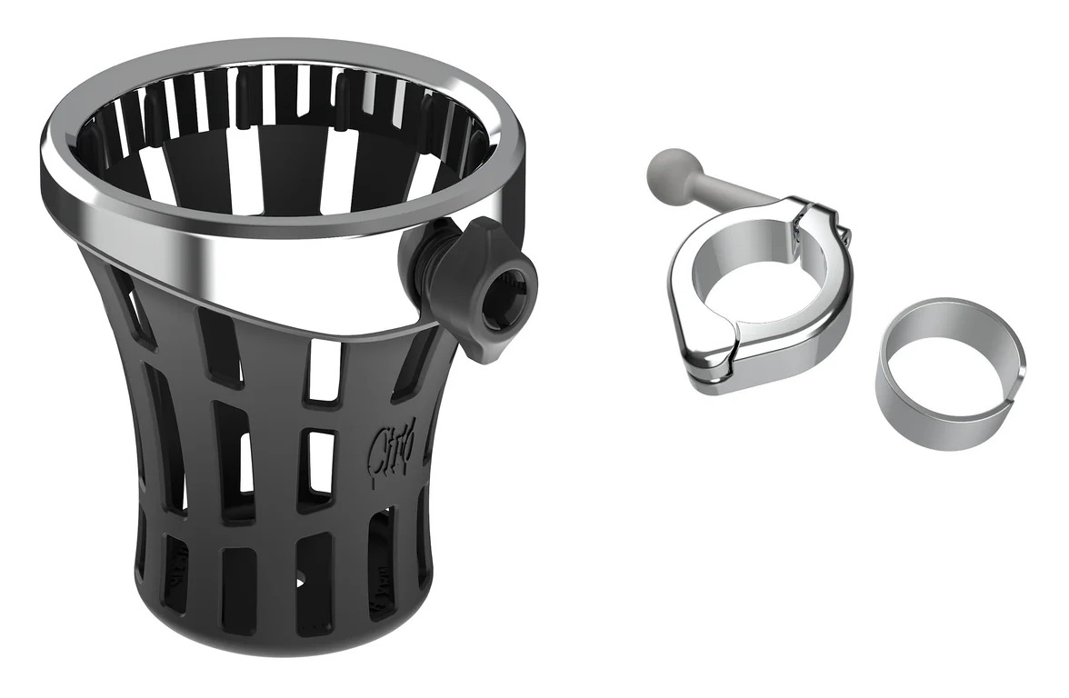 Ciro Gen 2 Big Ass Drink Holder With Bar Mount 7/8" to 1" Clamp