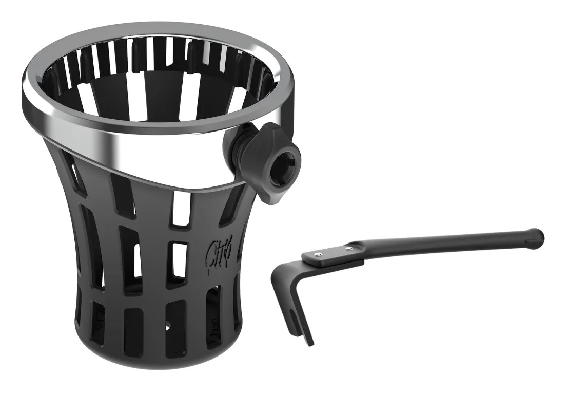Ciro Gen 2 Big Ass Passenger Drink Holder For Harley Touring 2014-2025 N/A