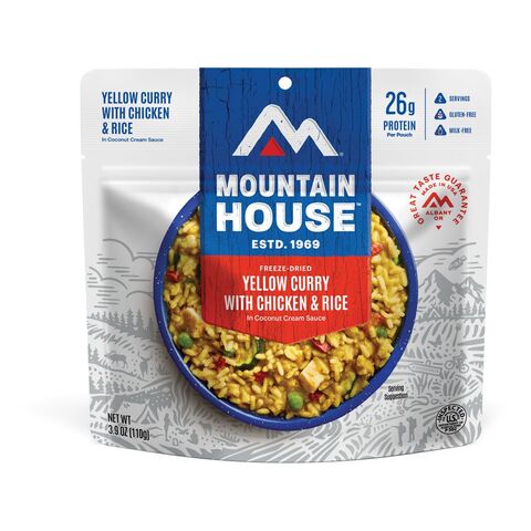 Mountain House Yellow Curry with Chicken and Rice Pouch