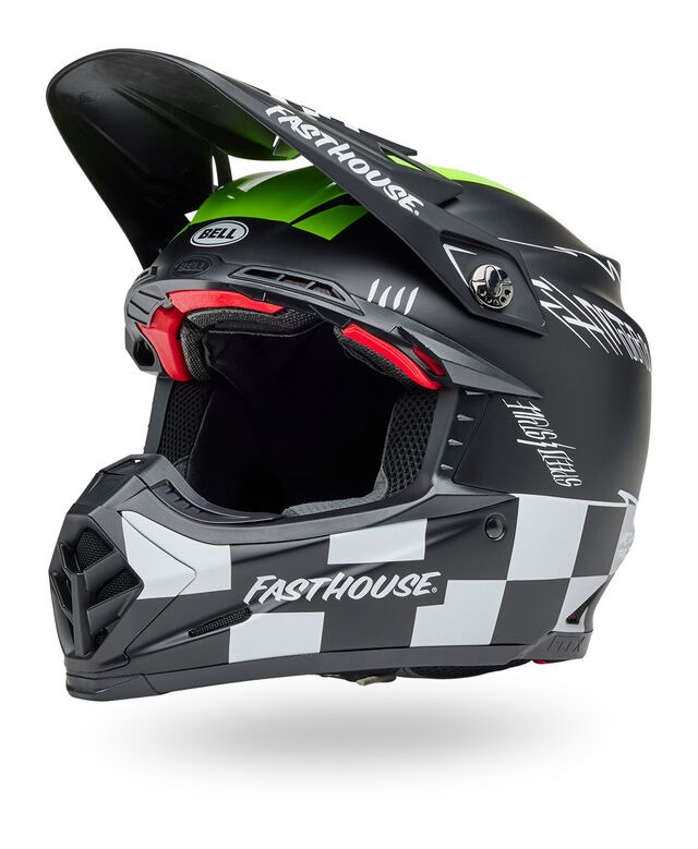 Bell Moto-9S Flex Fasthouse Smokebomb Helmet - RevZilla