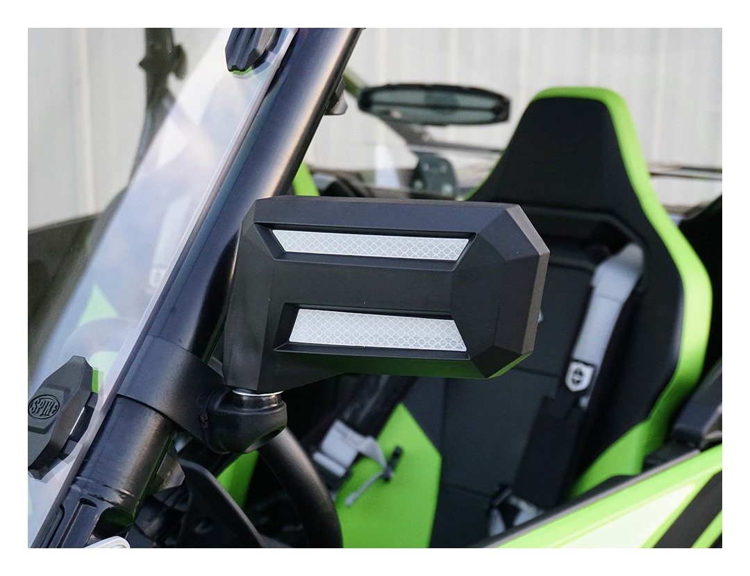 Spike Re-Flex UTV Side Mirrors 1.825"-2"