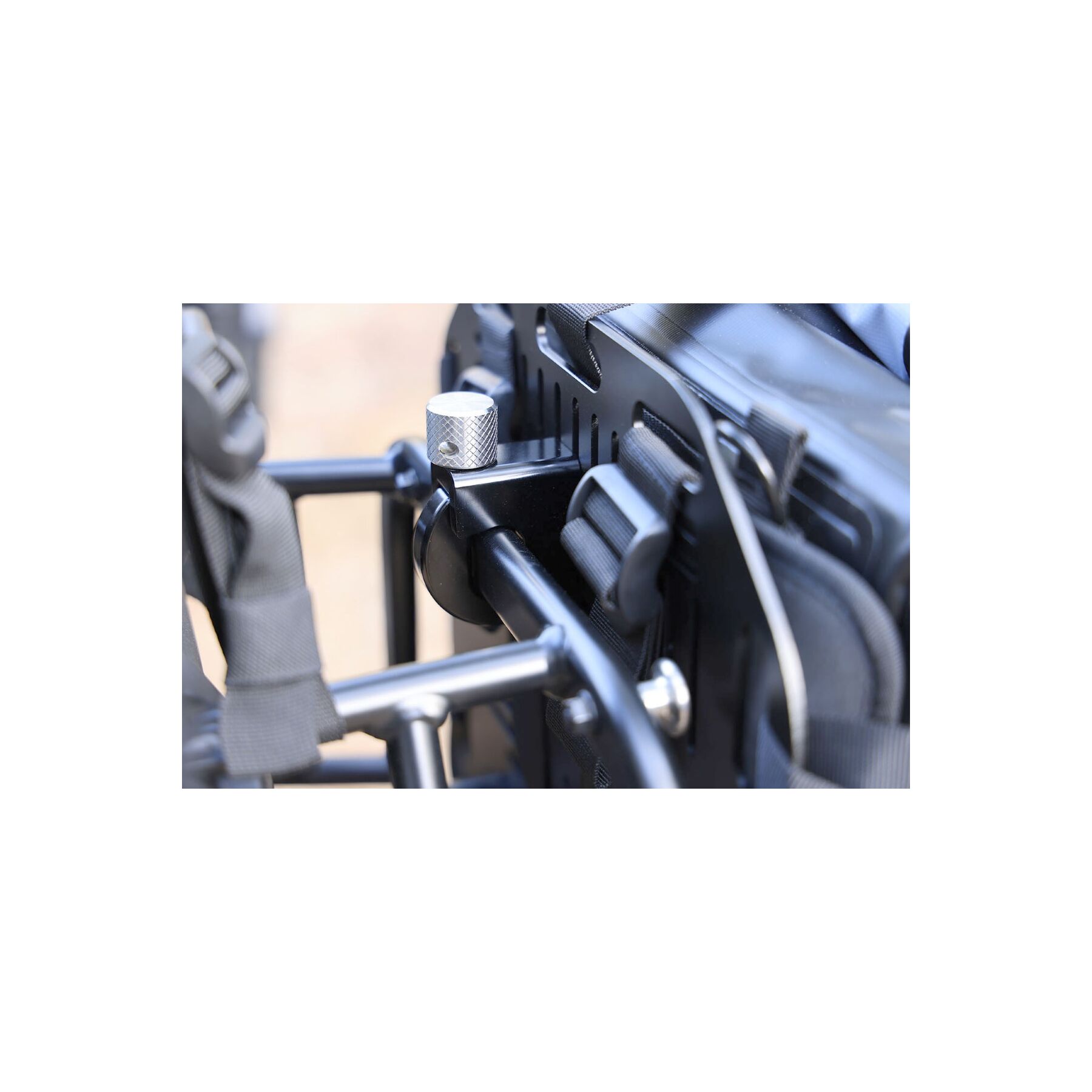 Nelson Rigg Saddlebag Quick Release Plates - Flat Oval Tube