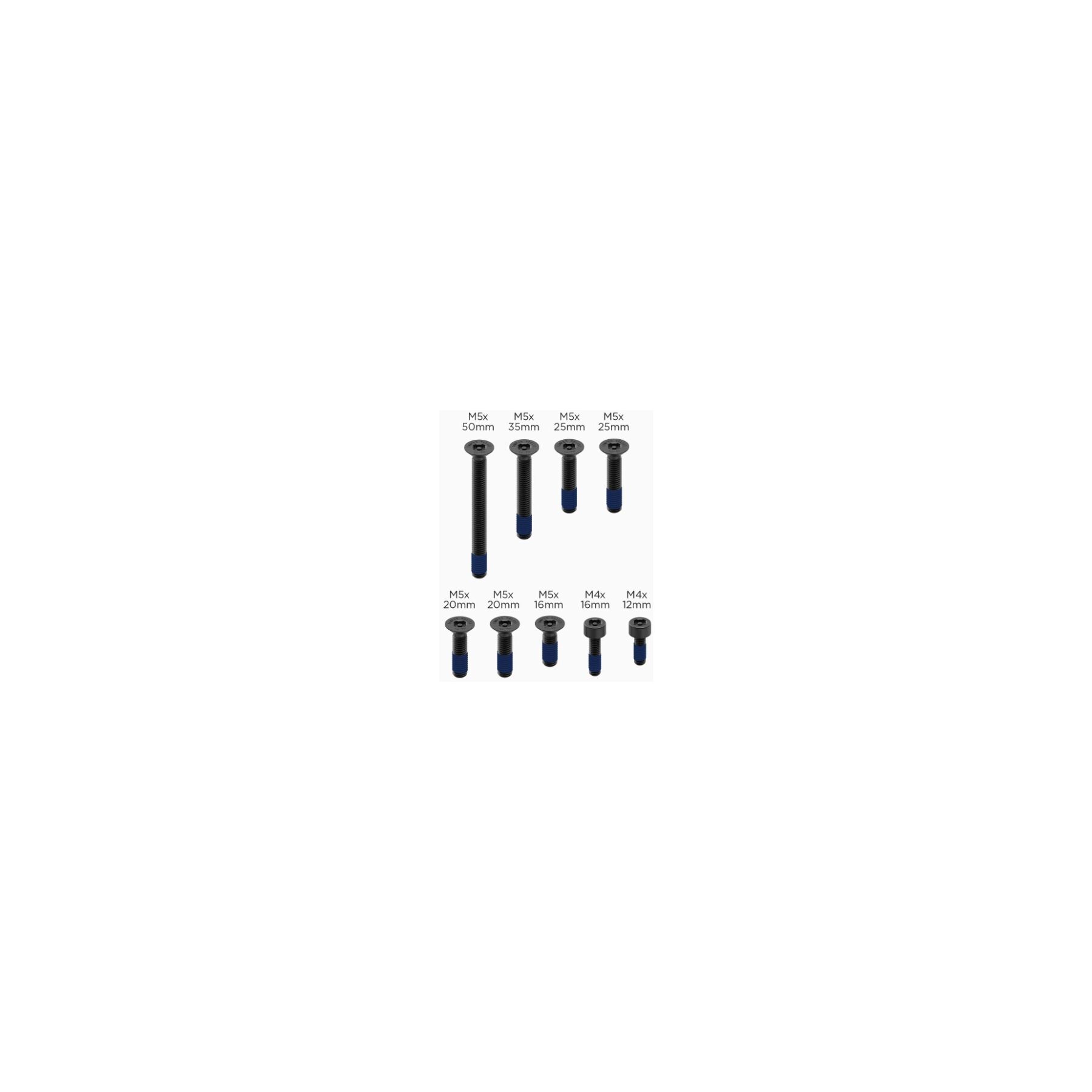 Quad Lock Anti-Theft Screw Kit
