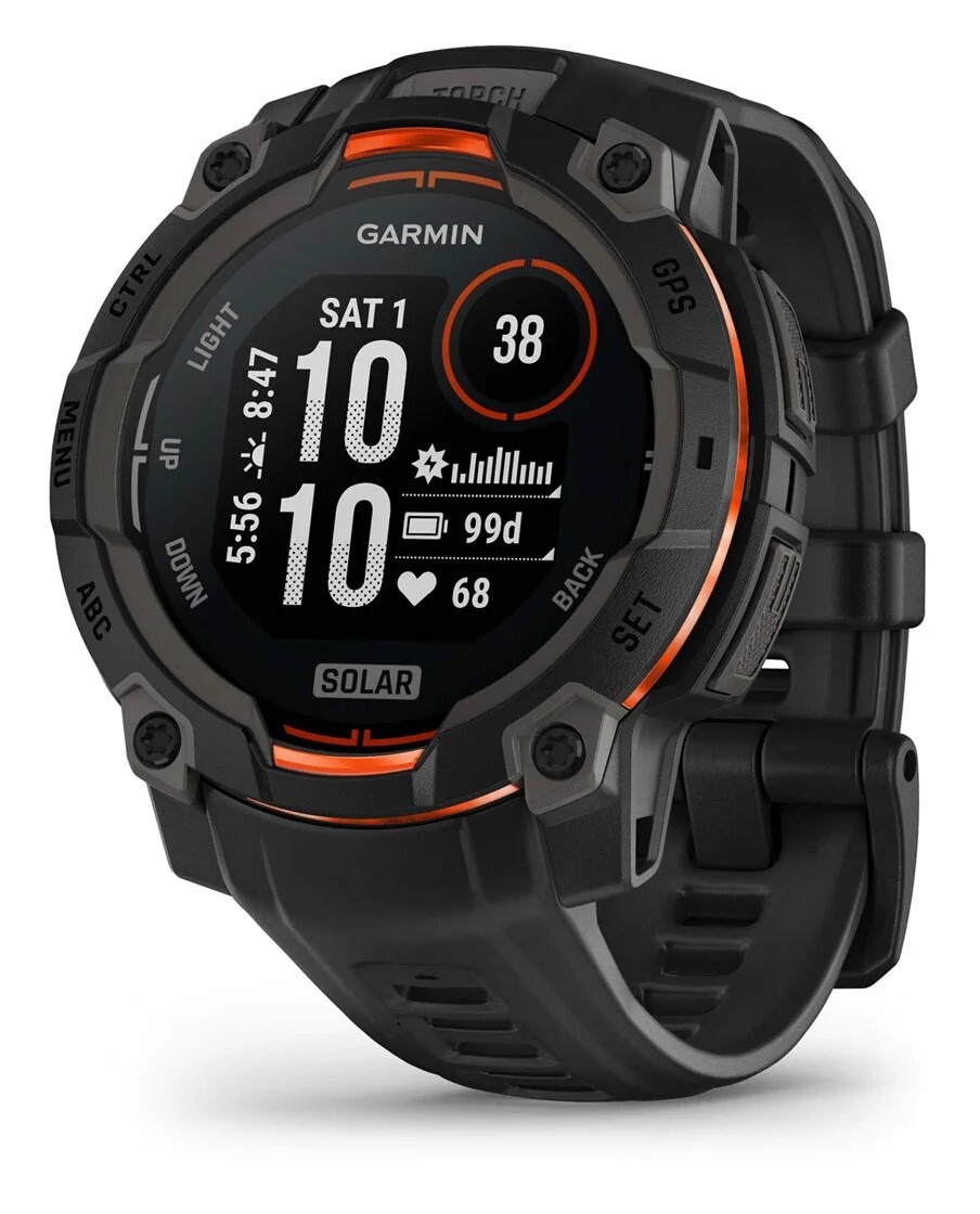 GARMIN INSTINCT3 54mm GPSスマートウォッチ Garmin Instinct 3 Solar GPS Smart Watch - RevZilla