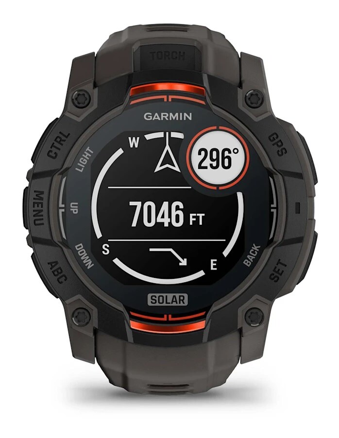 Garmin Instinct 3 Solar GPS Smart Watch | 22% ($100.00) Off
