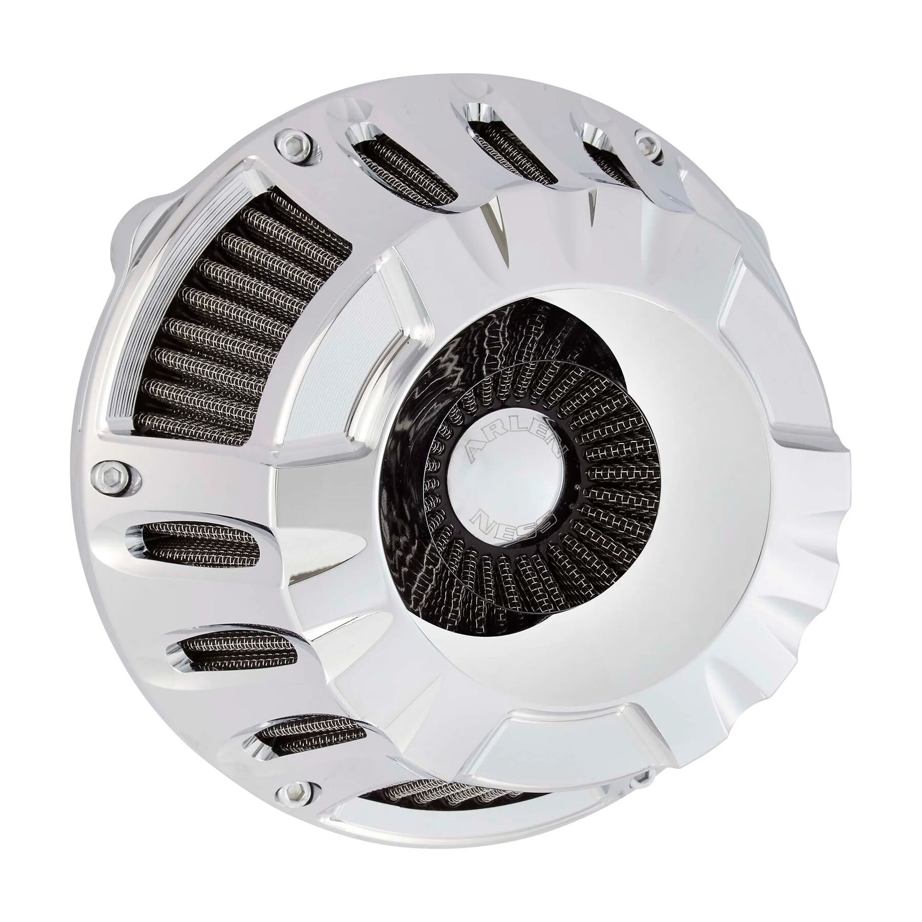 Arlen Ness Deep Cut Inverted Series Air Cleaner Kit For Harley Nightst