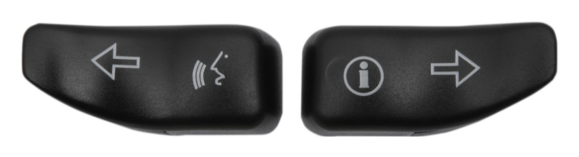 Drag Specialties Turn Signal Switch Extension Caps For Harley Touring 2014-2025 N/A