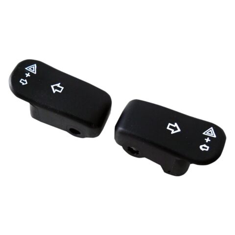 Drag Specialties Turn Signal Switch Extension Caps For Harley 1996-2013