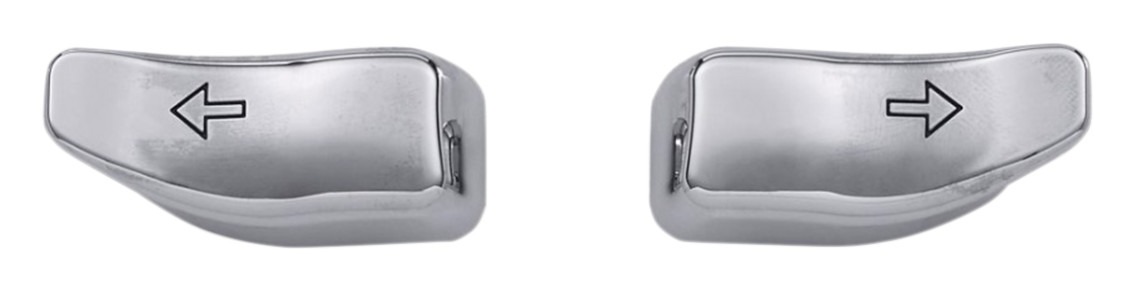 Drag Specialties Turn Signal Switch Extension Caps For Harley FLHR / FLRT 2014-2025 N/A