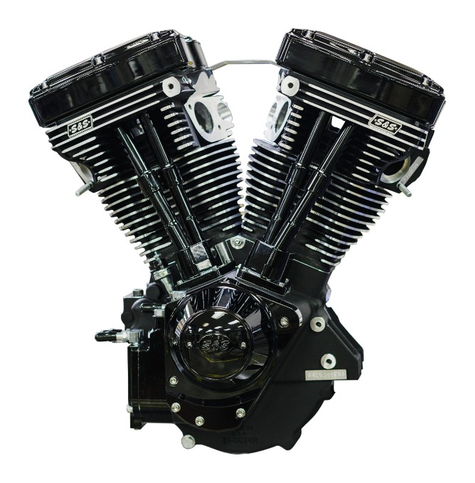 S&S Cycle V124 Long Block Engine For Harley Evo Big Twin 1984-2000 N/A