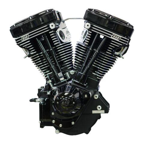 S&S Cycle V124 Long Block Engine For Harley Evo Big Twin 1984-2000