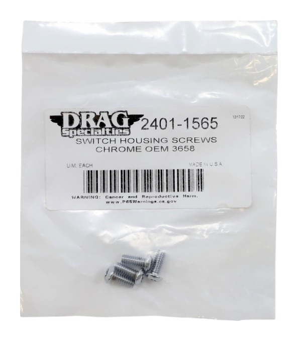 Drag Specialties Switch Housing Screw Kit N/A