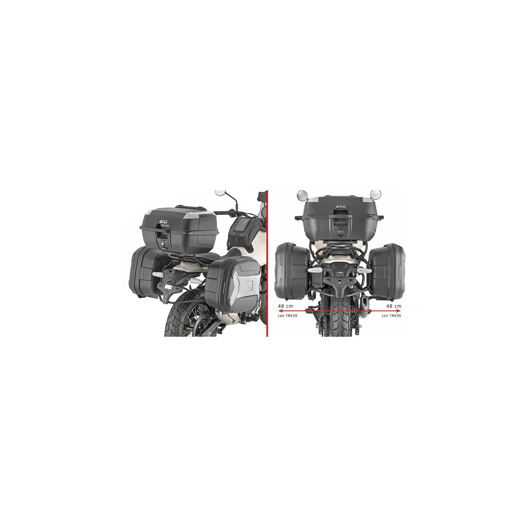 Givi PL9059 Monokey Side Case Racks Royal Enfield Himalayan 450 2024-2