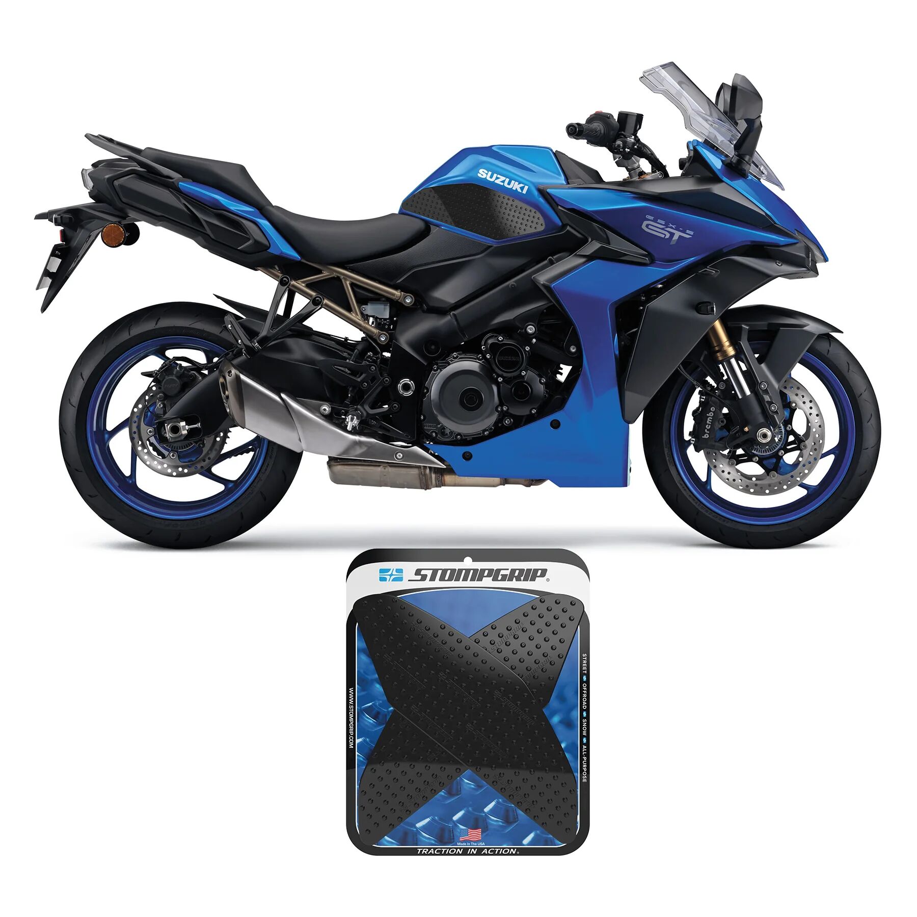 Stompgrip Tank Pad Suzuki GSX-S1000 / GT / GT Plus 2022-2025