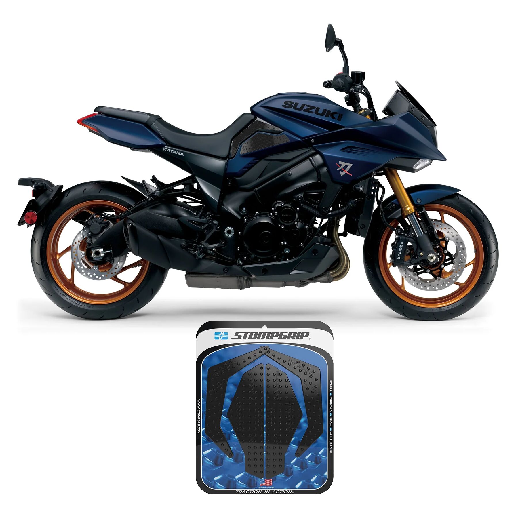 Stompgrip Tank Pad Suzuki Katana 2020-2024