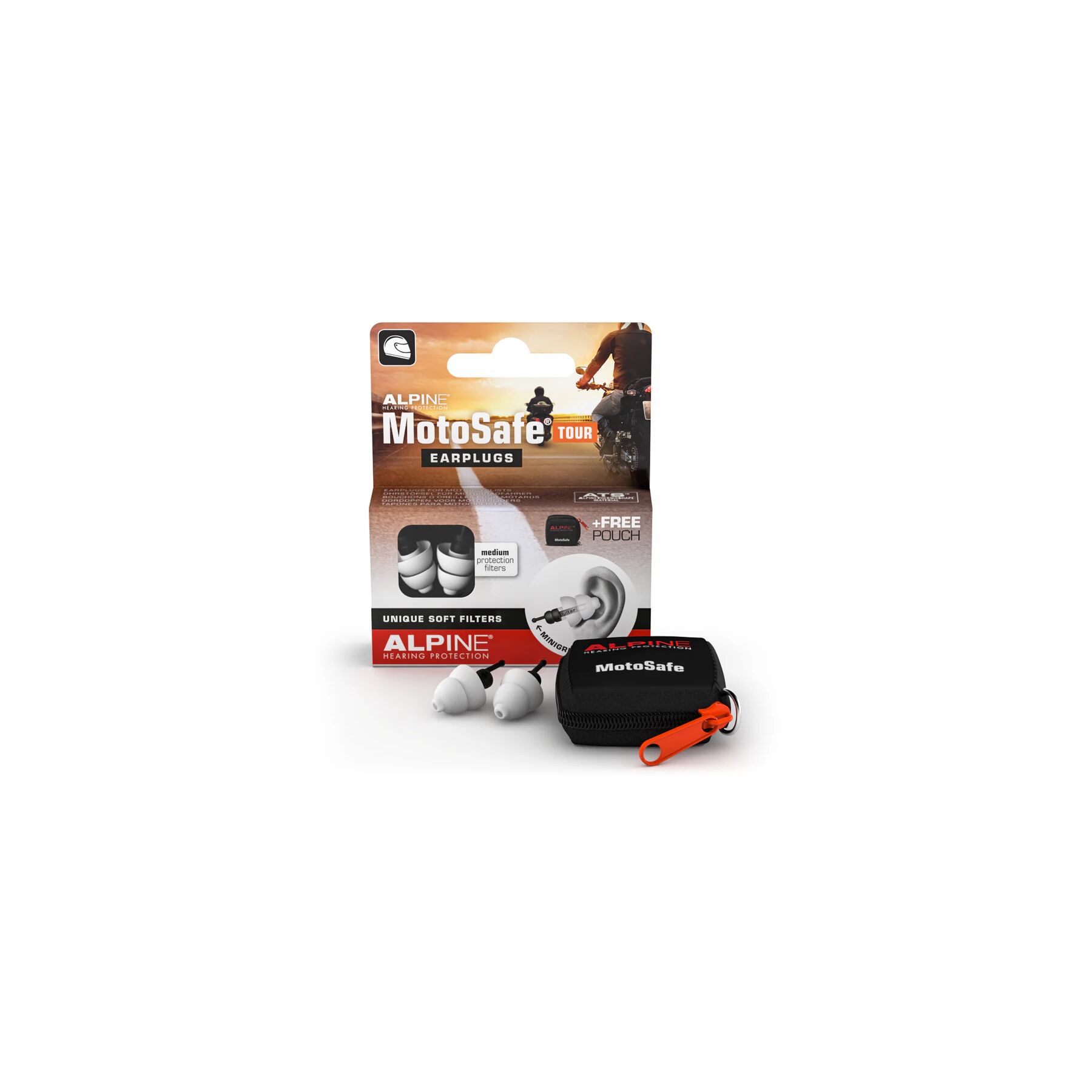 Alpine Hearing Protection Motosafe Tour Earplugs