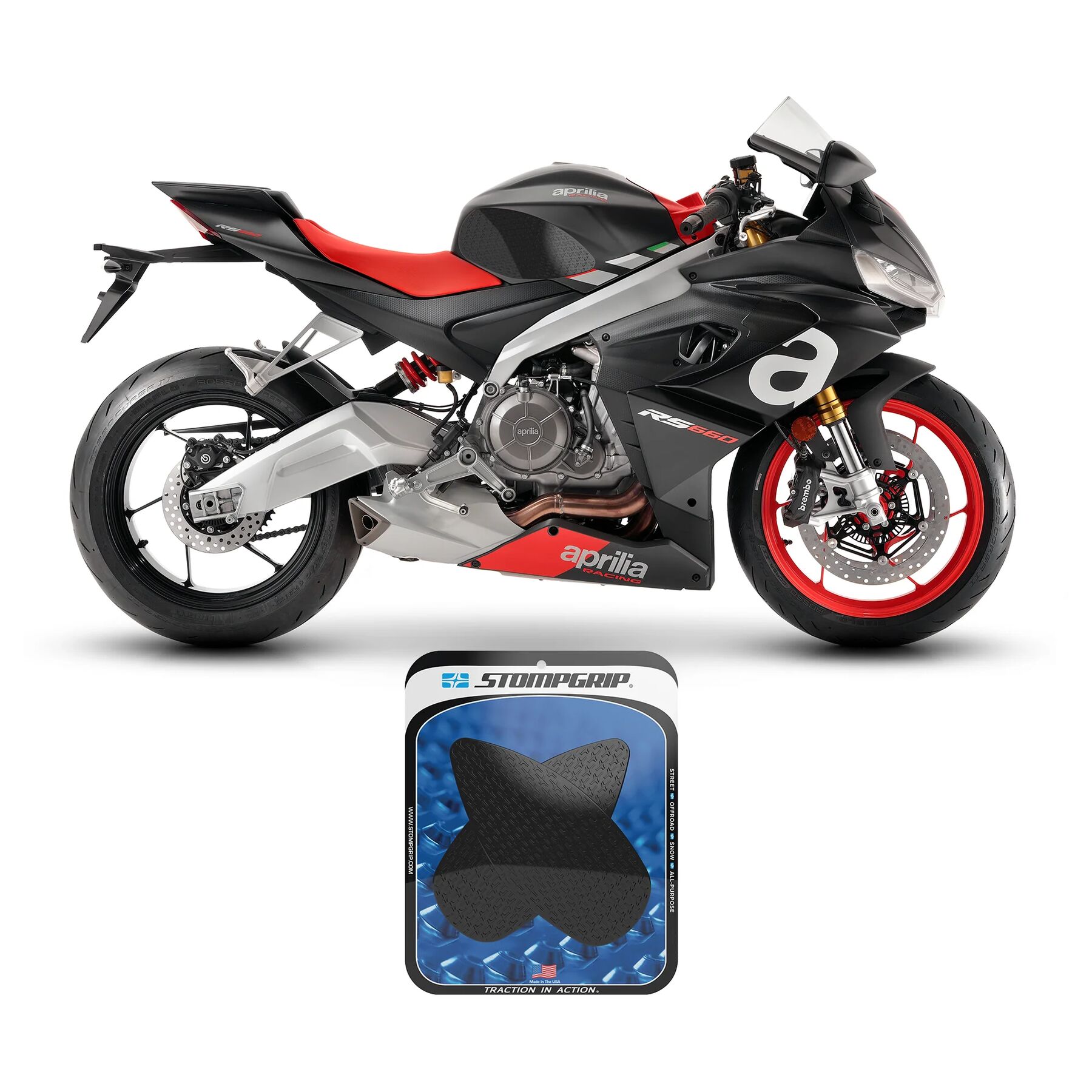 Stompgrip Tank Pad Aprilia RS 660 / Tuono 660 / Factory 2021-2025