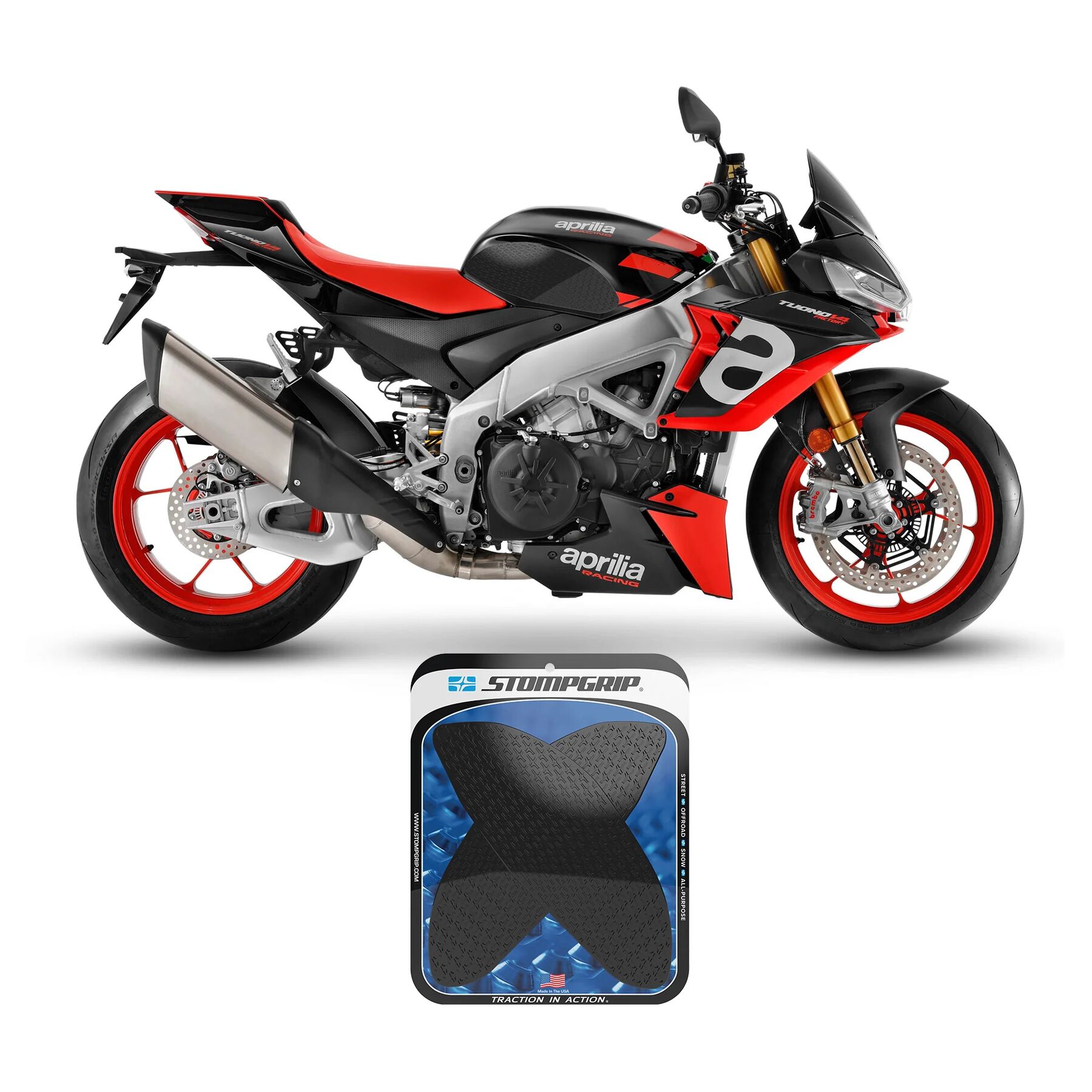 Stompgrip Tank Pad Aprilia RSV4 / Tuono V4 / Factory 2021-2026