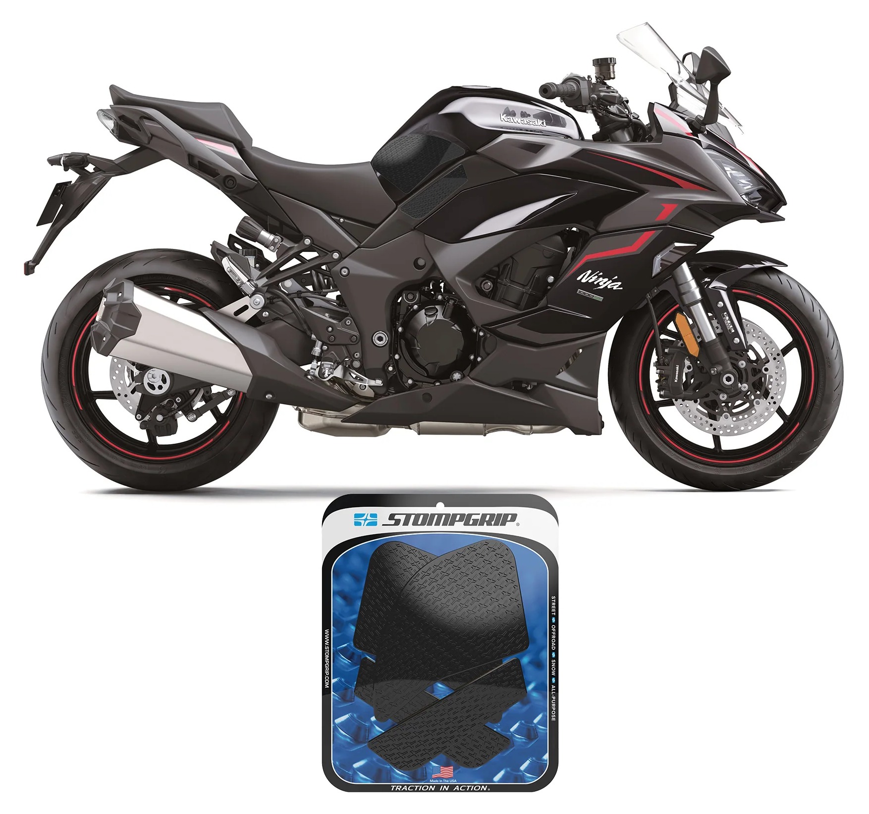 Stompgrip Tank Pad Kawasaki Ninja 1000SX / 1100SX / SXE 2020