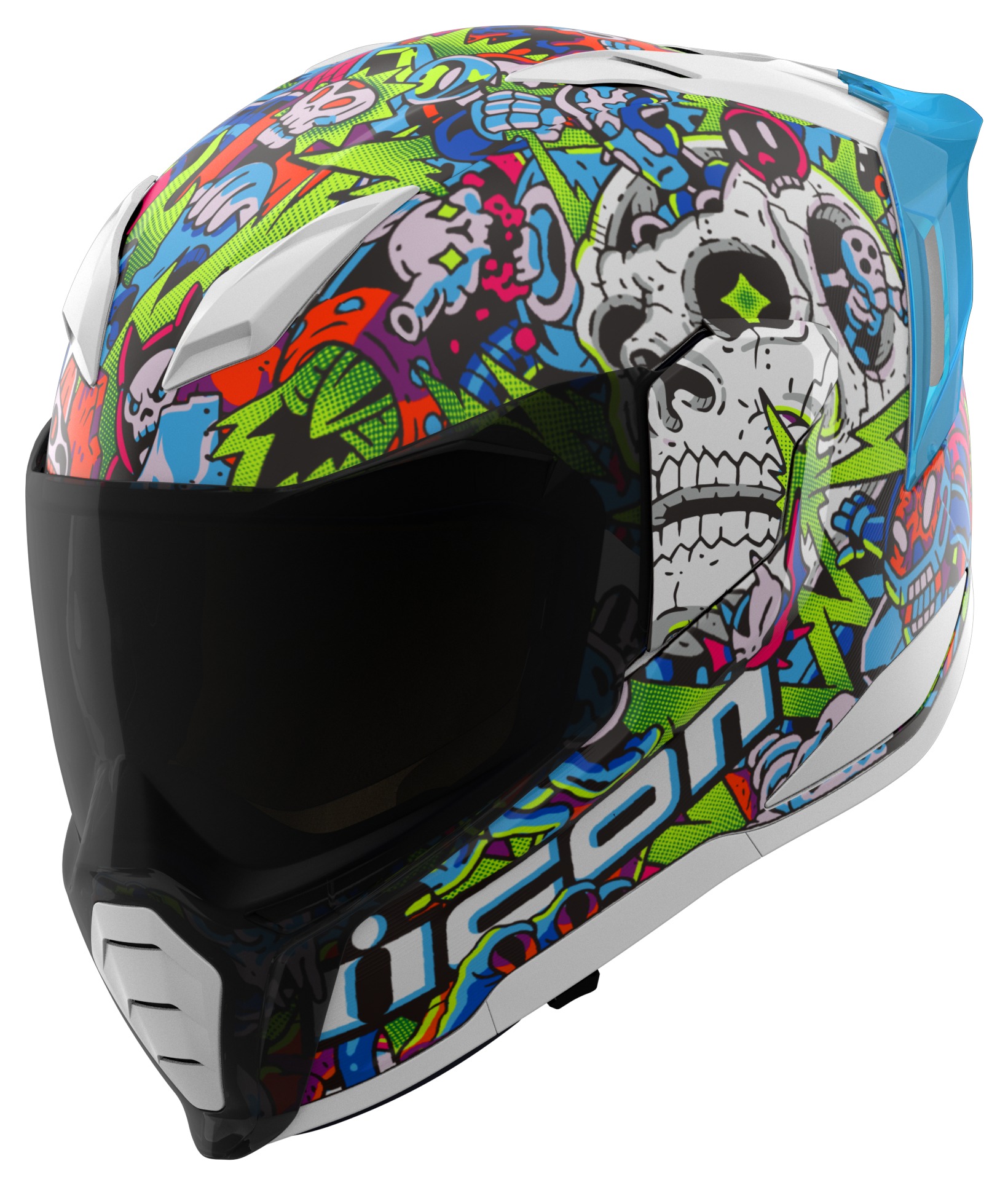 Icon Ultraflite Doodle 3 Helmet - RevZilla