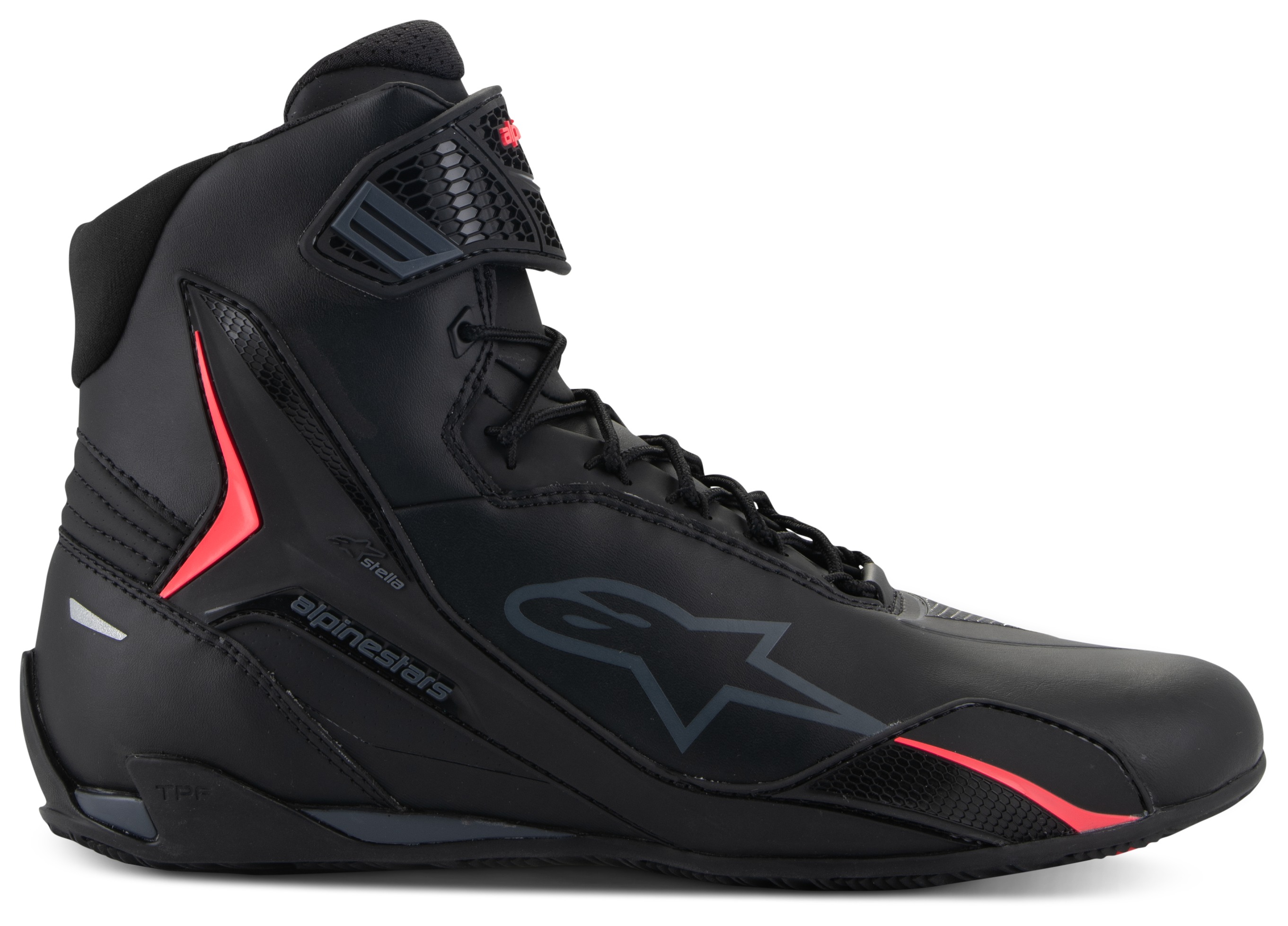 Alpinestars ステラ　ライディングブーツ 黒/白/金　25.0相当 2510520 STELLA FASTER-3 RIDEKNIT SHOE ステラファスタースリー