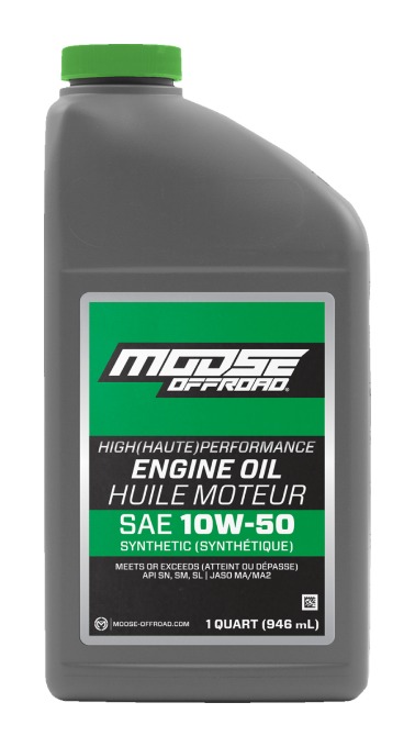 Moose Racing Synthetic Engine Oil 10W-50 1 Quart