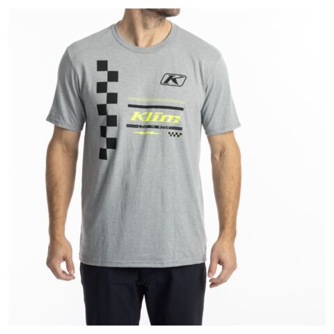 Klim Checkered Flag Tri-Blend T-Shirt