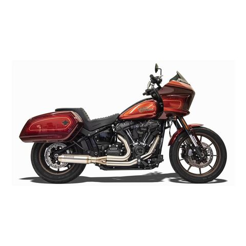 Bassani Road Rage III 2-Into-1 Exhaust With Superbike Muffler For Harley FLSB / FXLRST 2018-2024