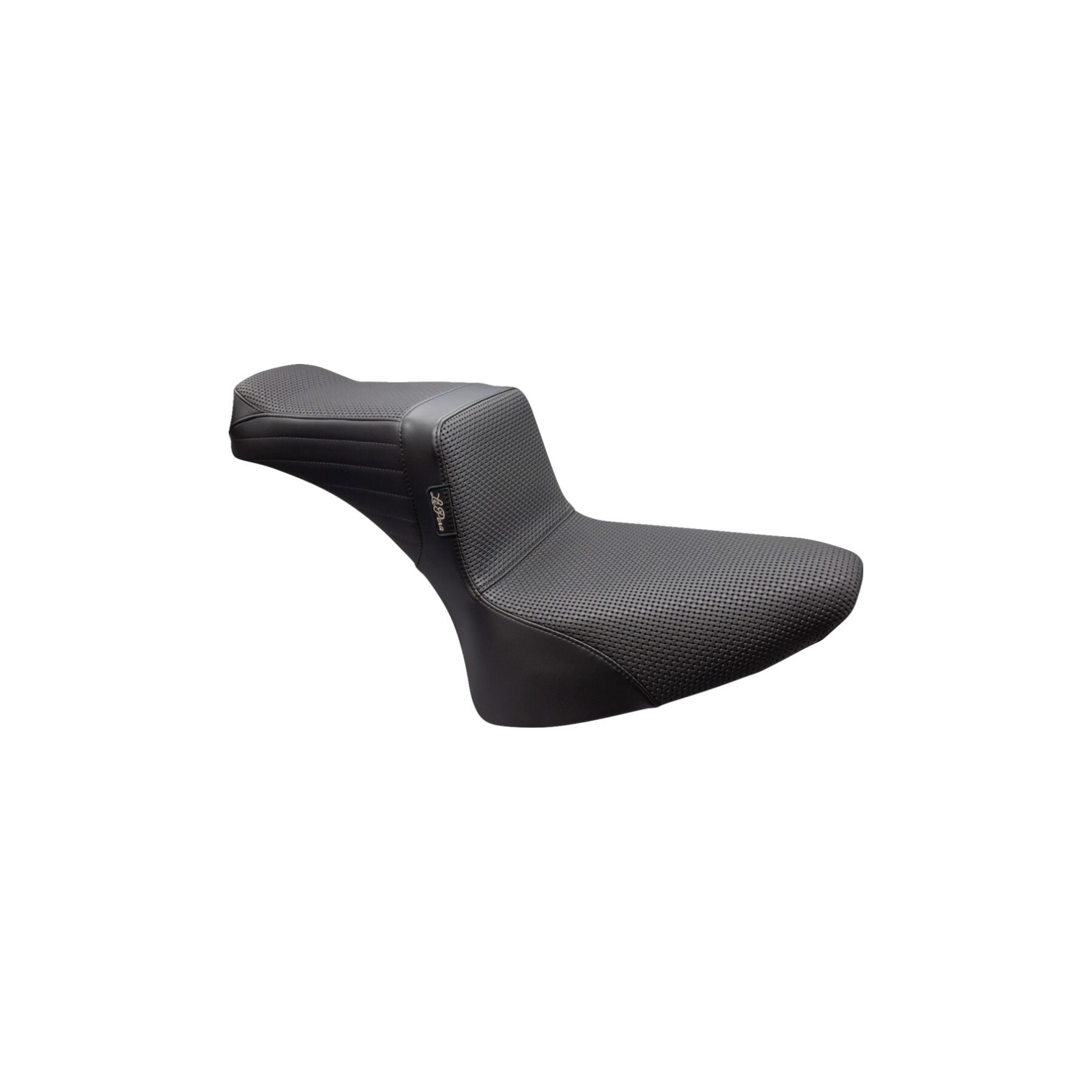 Le Pera Tailwhip Basket Weave 2-Up Seat For Harley Softail 1984-1999