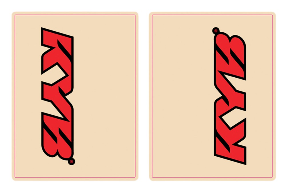 FLU Designs Upper Fork Decals N/A