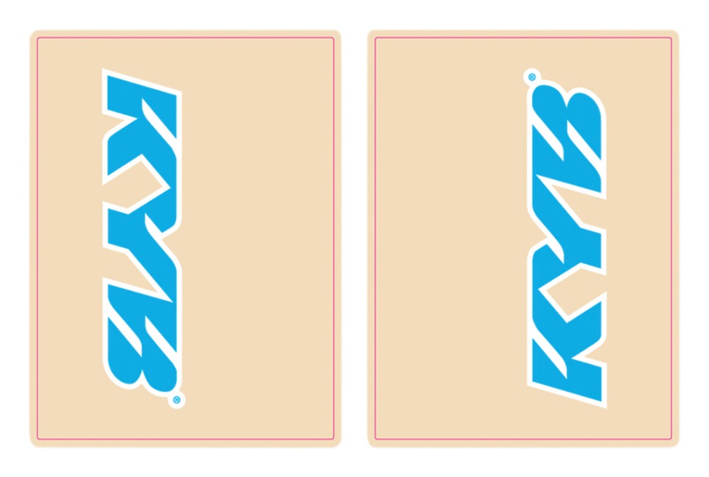 FLU Designs Upper Fork Decals N/A