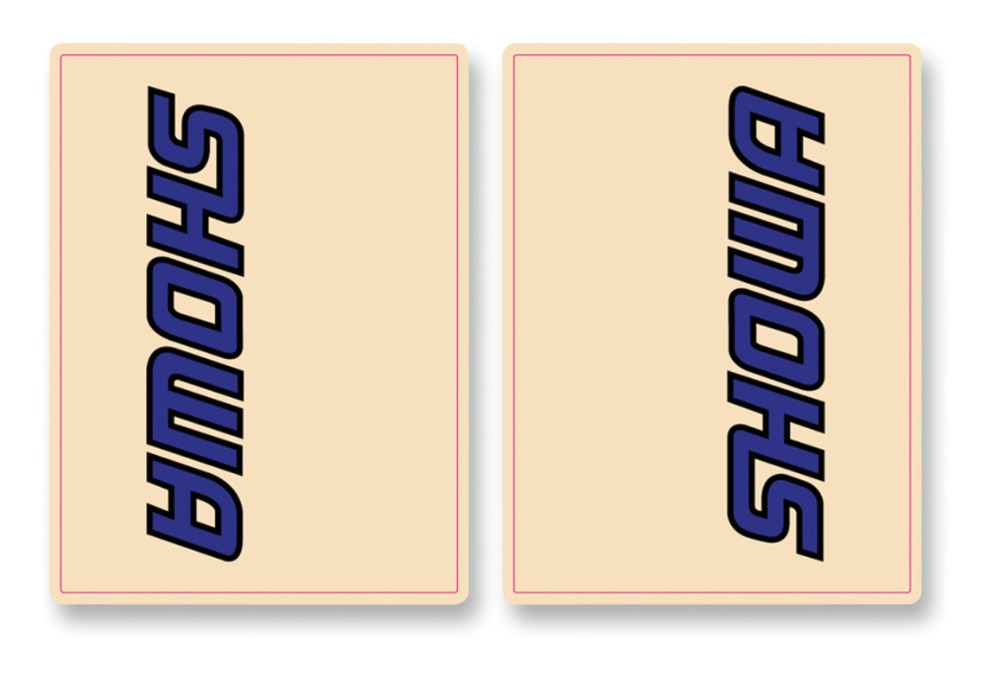 FLU Designs Upper Fork Decals N/A