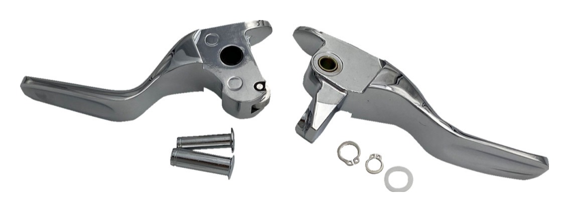 Drag Specialties Shorty Lever Set For Harley Touring / V-Rod 2006-2017 N/A