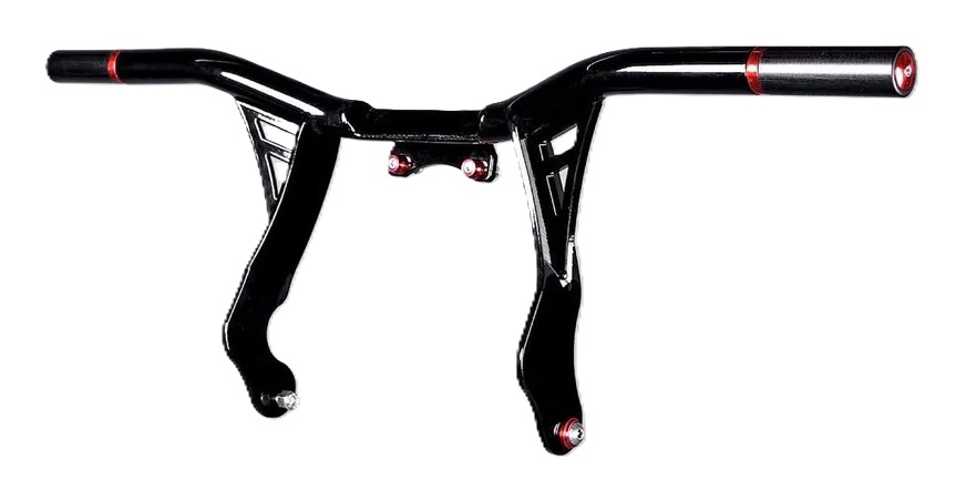 Santoro Fabworx Crash Bar Extreme Chacho Sliders For Harley Dyna