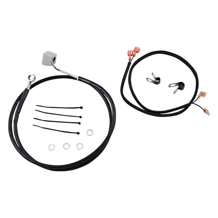 Drag Specialties Rear Brake Line Kit For Non-ABS Harley FL Softail 1987-1999