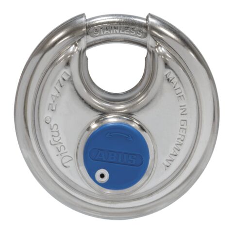 ABUS 24IB Diskus Padlock With Blue Cover