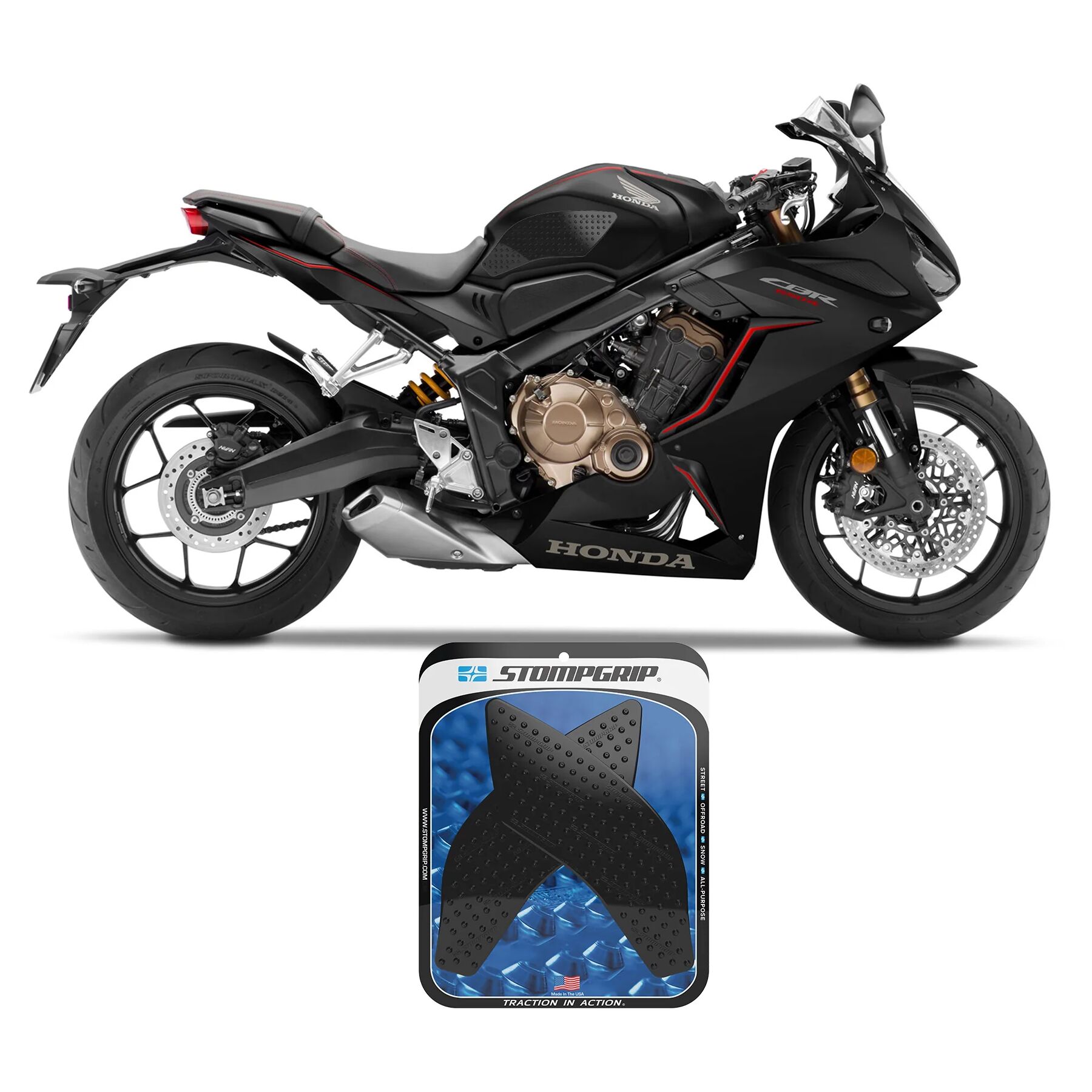Stompgrip Tank Pad Honda CB300R / Cb650R / CBR650R 2019-2025