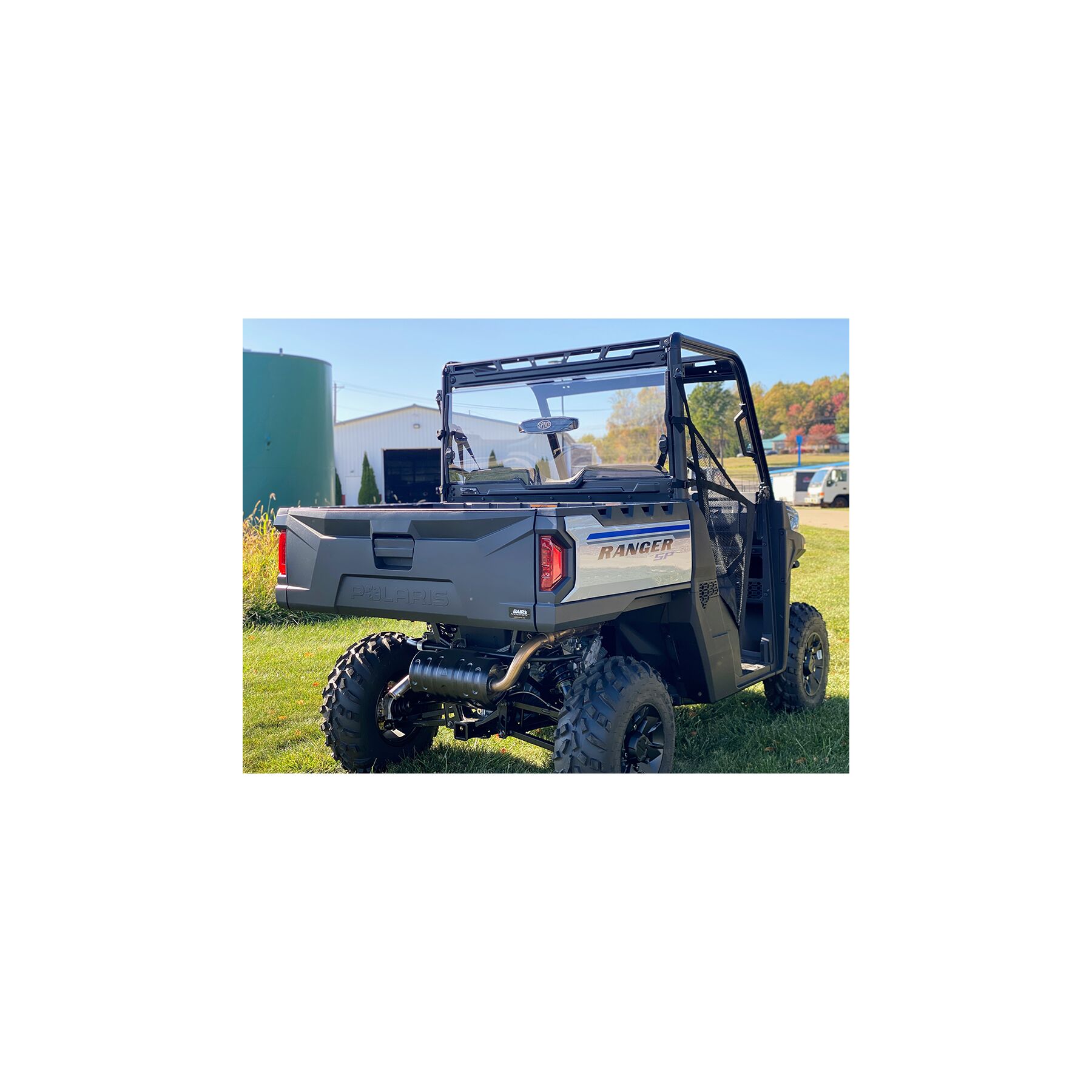 Spike Vented Rear Windshield Polaris Ranger Mid Size Pro-Fit 2015-2024