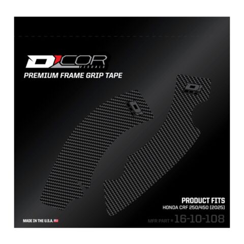 D'COR Visuals Frame Grip Tape Honda CRF250R / CRF450R 2025
