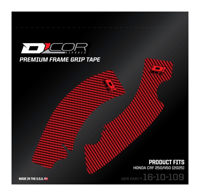 D'COR Visuals Frame Grip Tape Honda CRF250R / CRF450R 2025 N/A