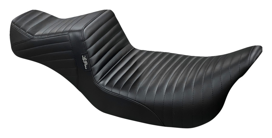 Le Pera TailWhip Pleated 2-Up Seat For Harley Touring 2008-2025 Pleated Daddy Long Legs