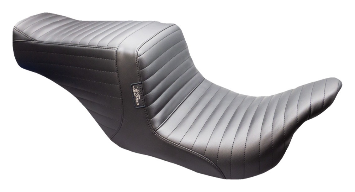 Le Pera TailWhip Pleated 2-Up Seat For Harley Touring 2008-2025 Pleated Up Front