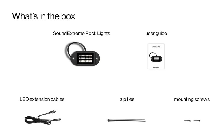 ECOXGEAR Extreme LED Rock Lights Single