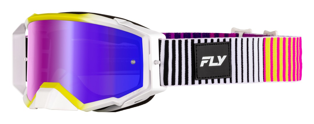 Fly Racing Zone Elite Goggles Red Mirror/Smoke